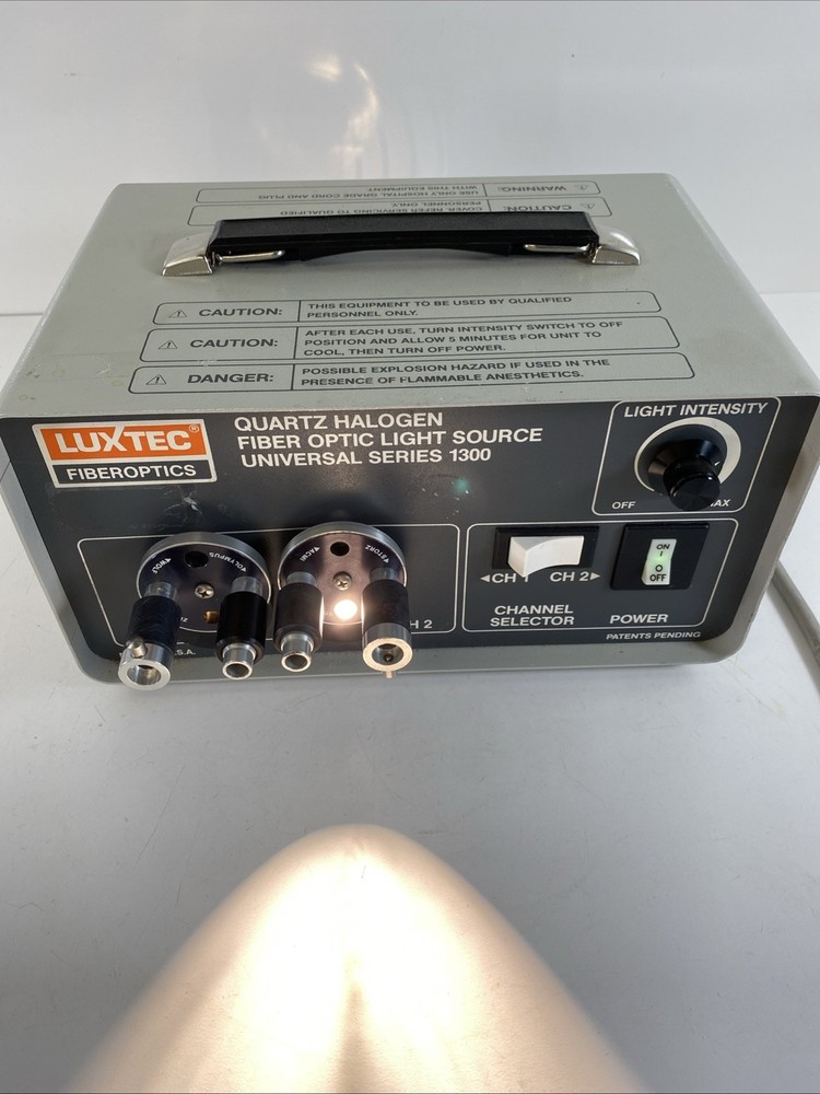 Luxtec Quartz Halogen Fiber optic light source universal series 1300