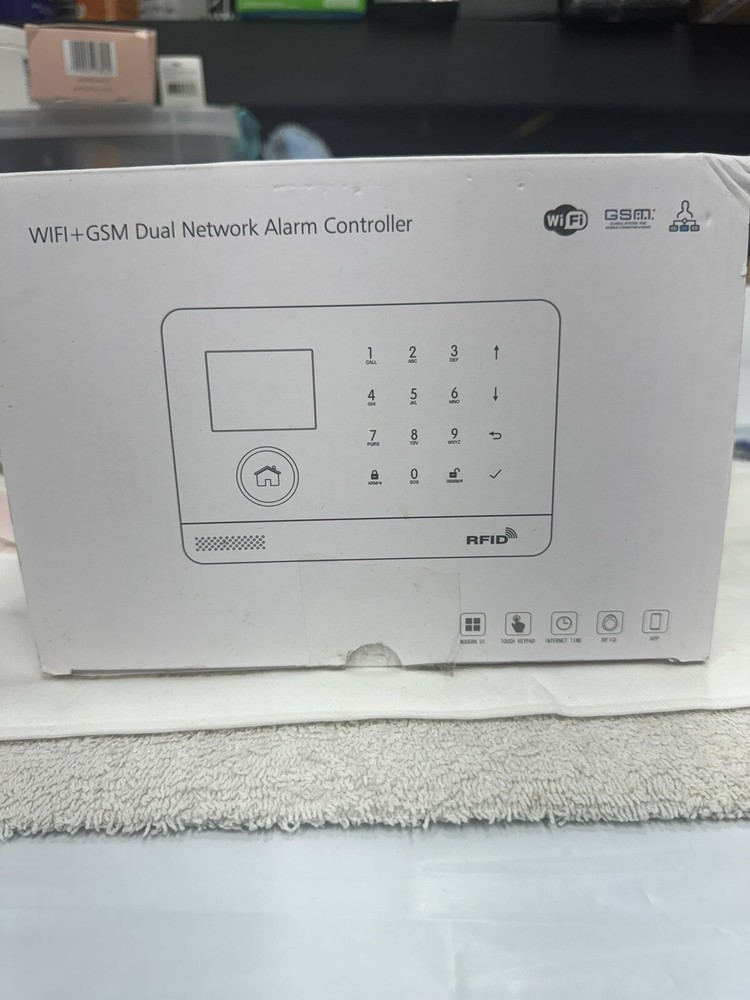 RFID WIFI + GSM dual network alarm controller security sensors New