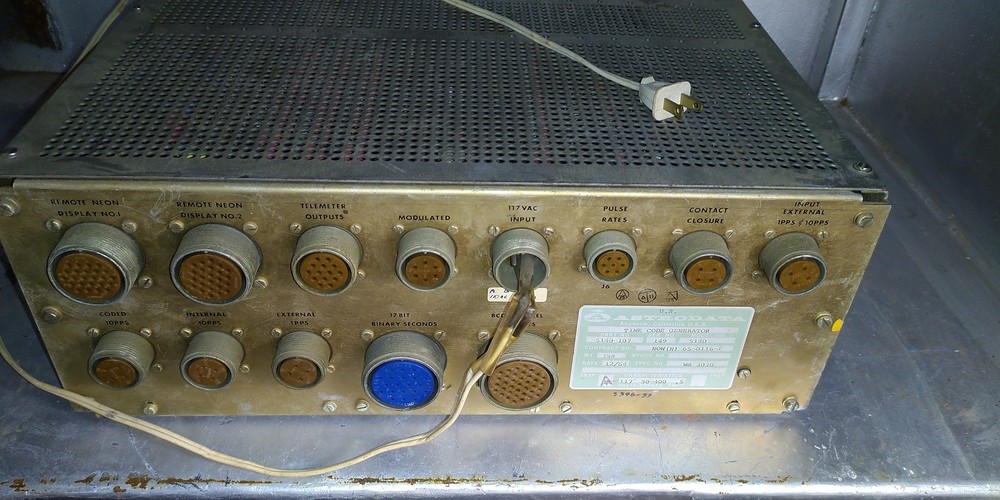 Astrodata 5140 time code generator Fairchild camera instrument mark I mod I