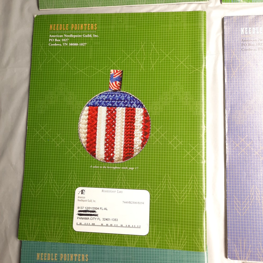 Needle Pointers Magazine Lot 2004 and 2005 6 various Issues