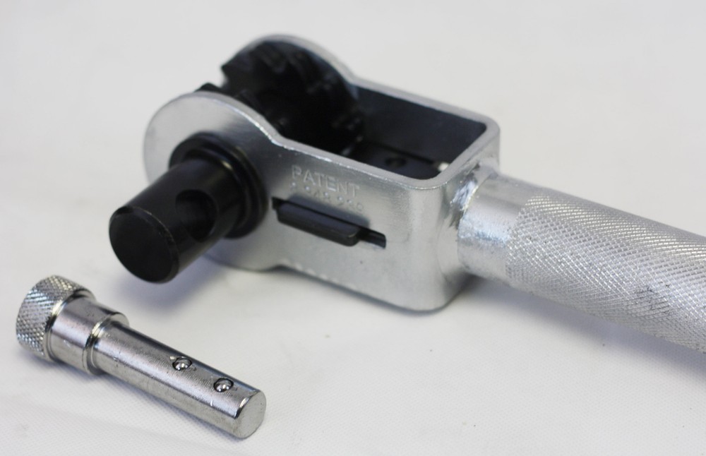 Standard Ratcheting Winch Bar, Chrome - with Nozzle End