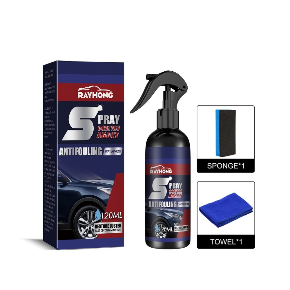 2× Multi-functional Coating Renewal Agent Quick Coating Spray High Protection US