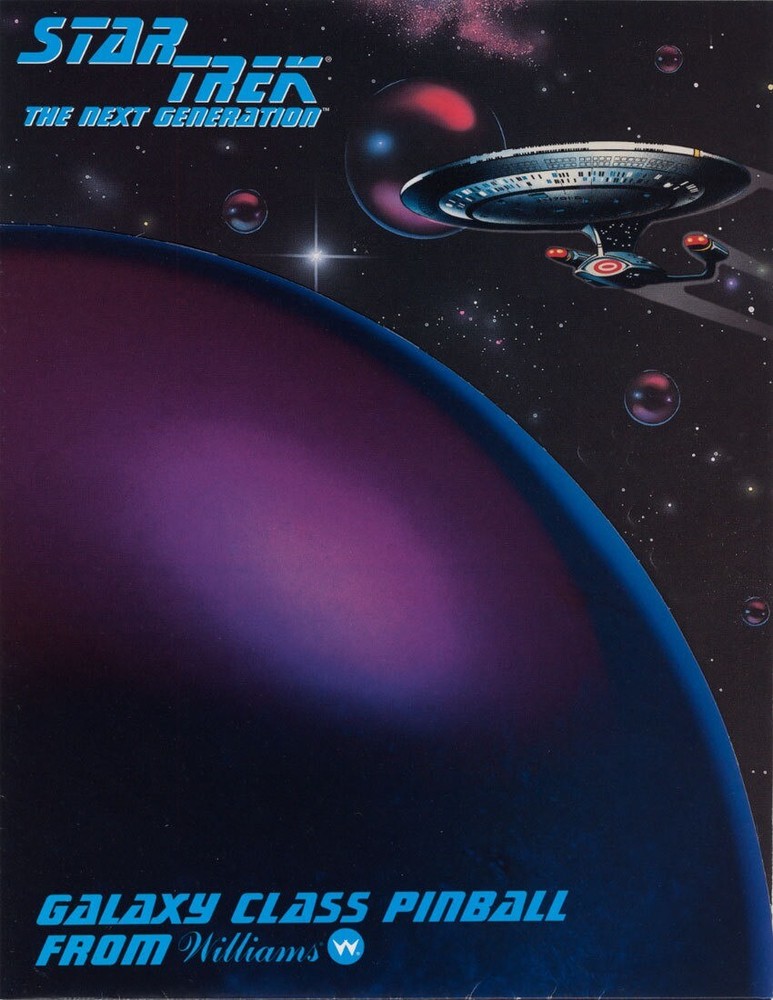 Star Trek TNG Pinball Machine Williams Flyer