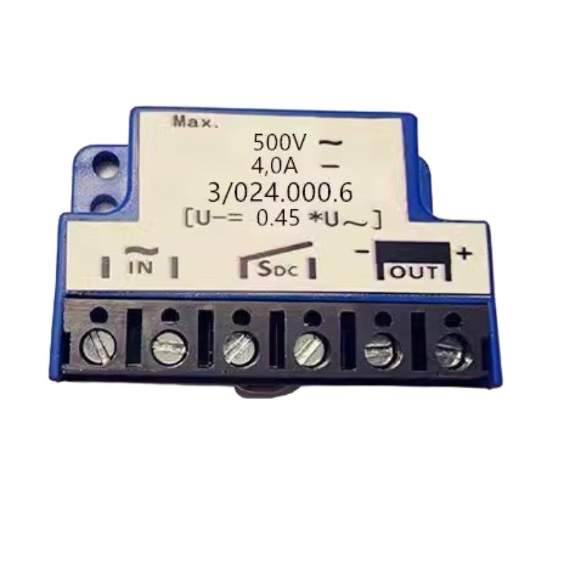 Replace 3/024.000.6 MAX. 500V~ 4,0A U-=0.45*U~ Rectifier