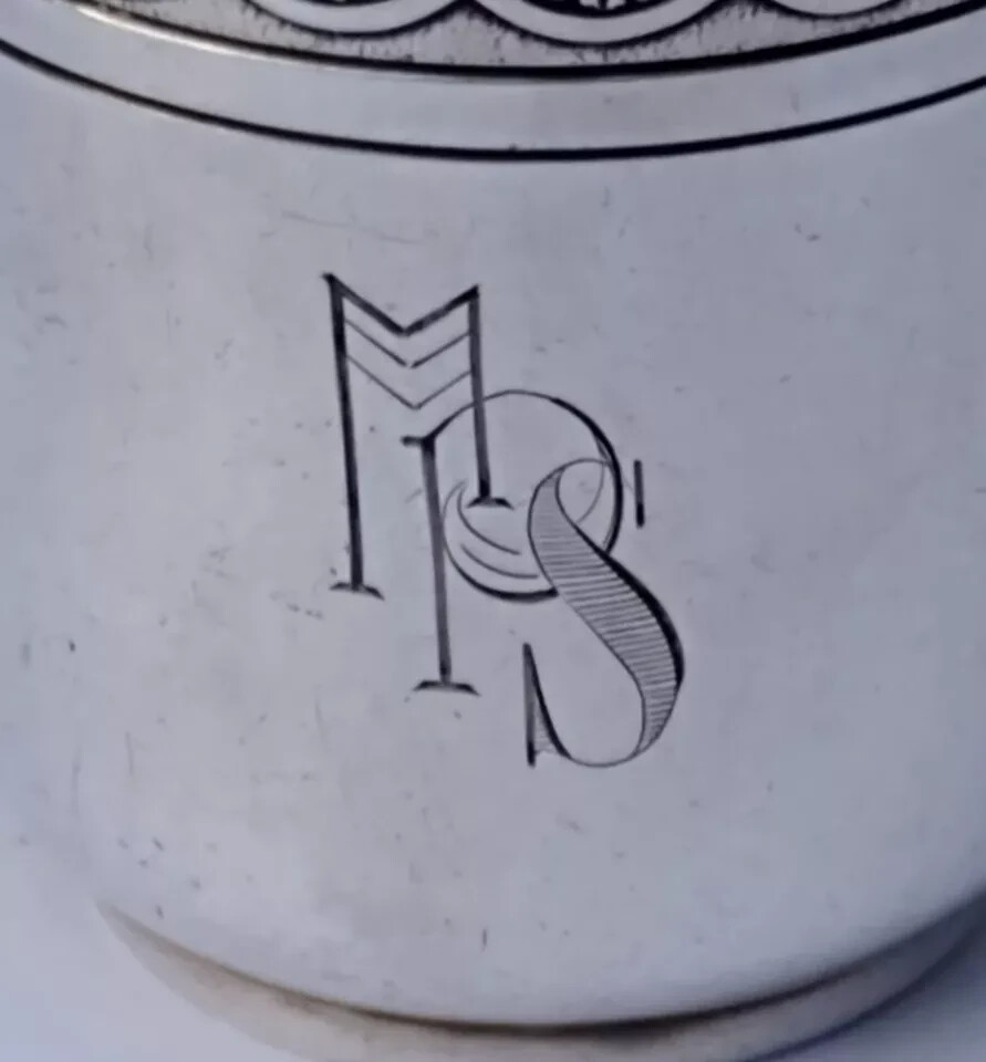 Christofle Antique French Silver Plated Beaker.