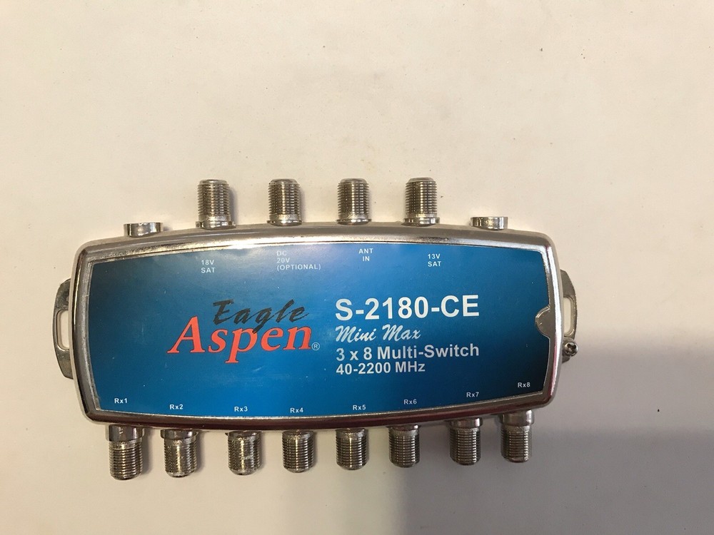 MULTI SWITCH 3X8 SAT EAGLE ASPEN S2180-CE 40-2200MHz 