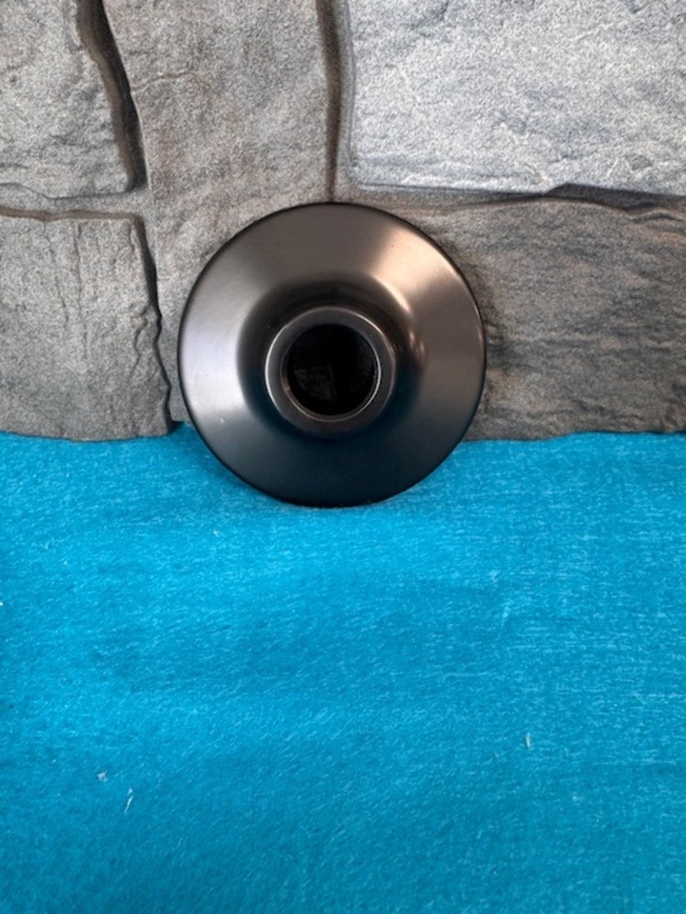 Front Hub Cover for Single Disc Conversion Black For Harley 2000-UP 25mm or 1"