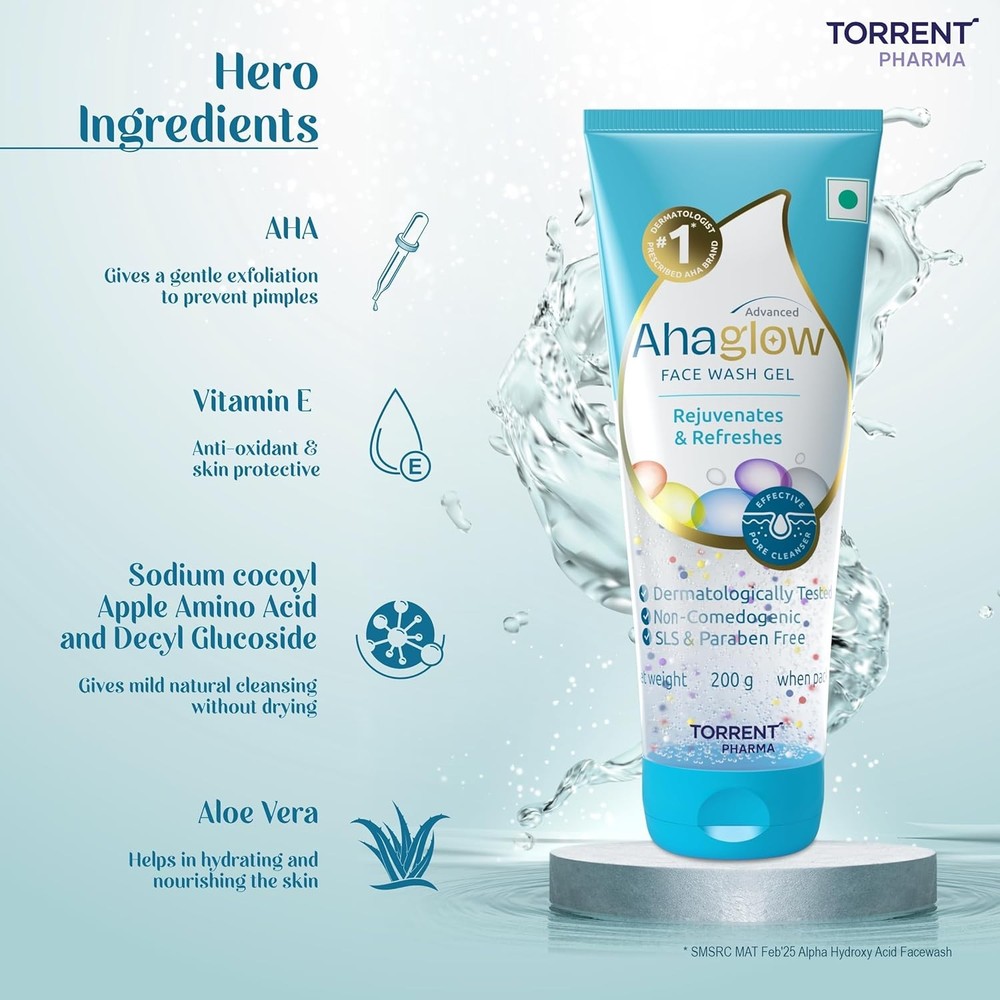 AHAGLOW FACE WASH 200GM
