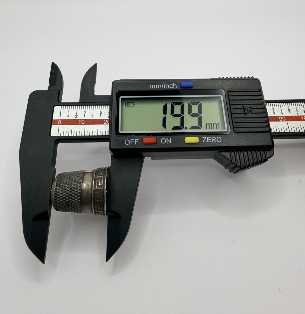 Vintage Sterling Silver Thimble #9