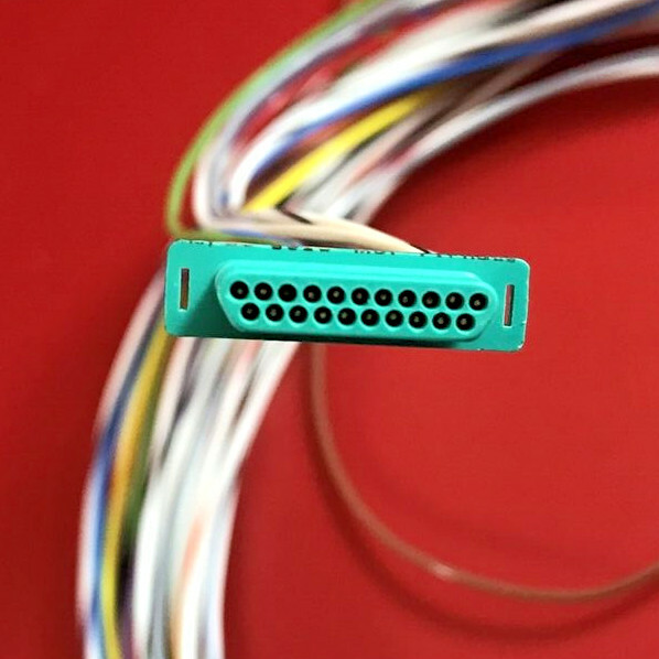 ITT CANNON MD1-21PH005 ELECTRICAL LEAD ASSEMBLY 21 WIRE