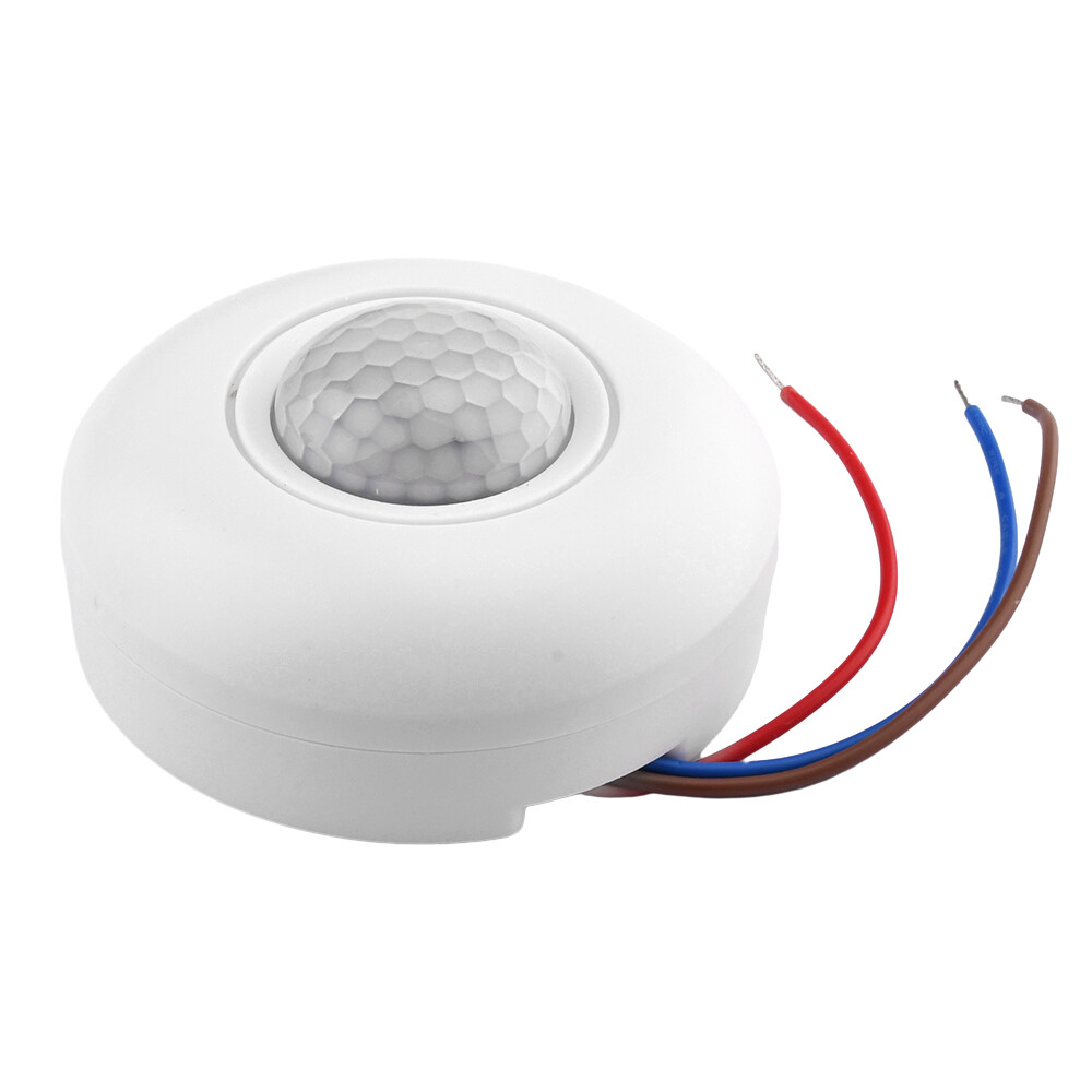 AC85-265V Infrared PIR Motion Induction Sensor Switch For LED Ceiling Light US
