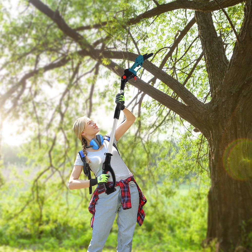 Cordless Chainsaw Pole Tool Tree Pruner Telescopic