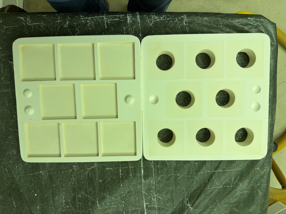 VINTAGE DUNCAN CERAMIC MOLD #DM-60A SQUARE TILE