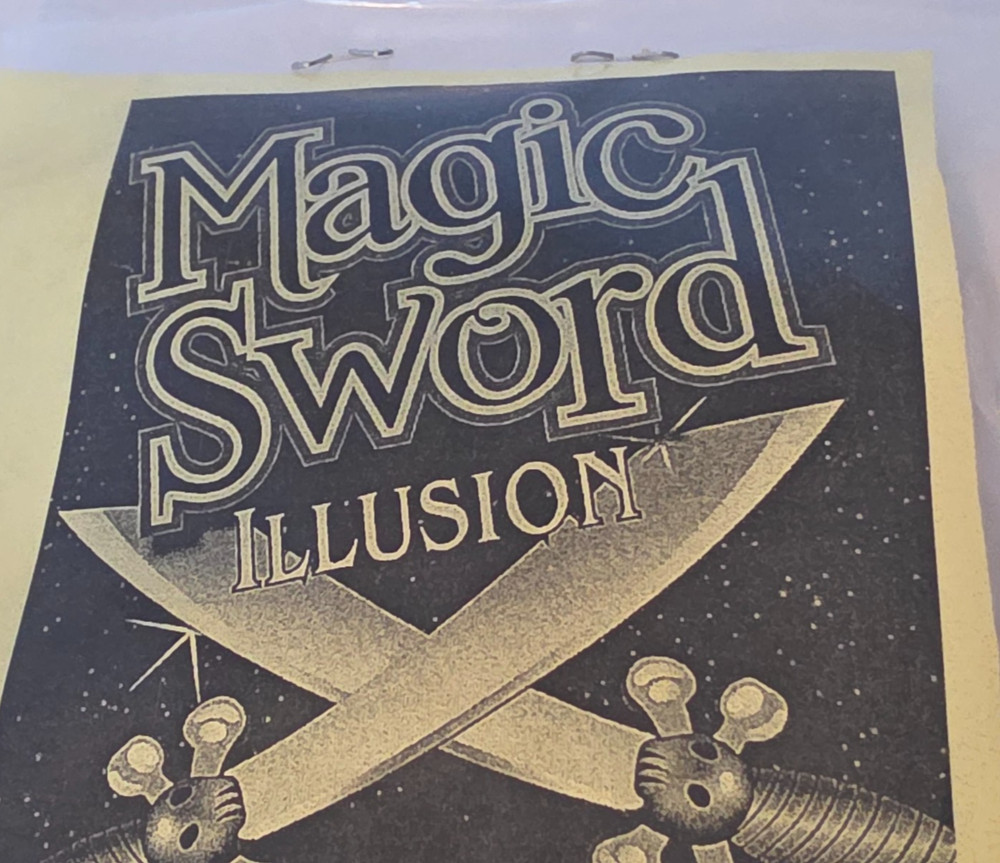 Magic Sword Illusion Magic Trick Zanadu Forum Novelties 2017