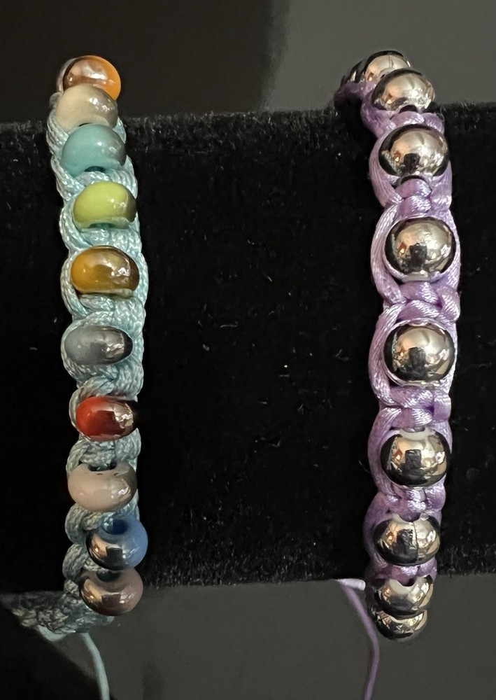 Handmade Macrame Bracelets Set Of 2