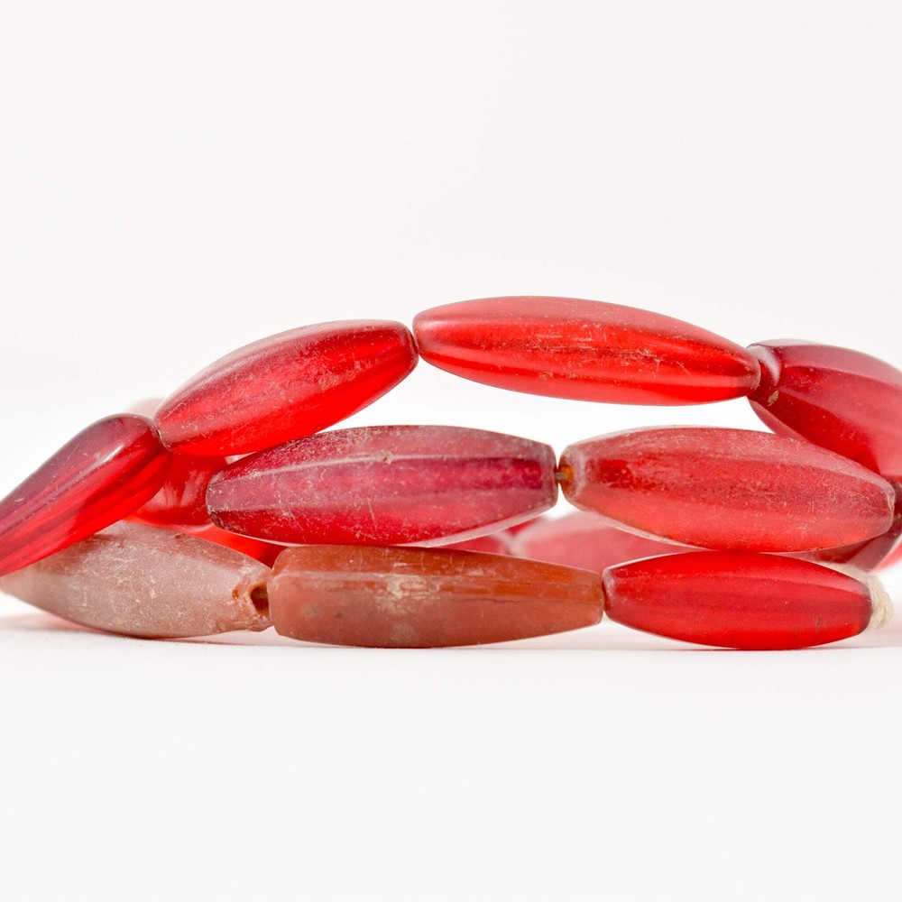 Bohemian Red Trade Beads