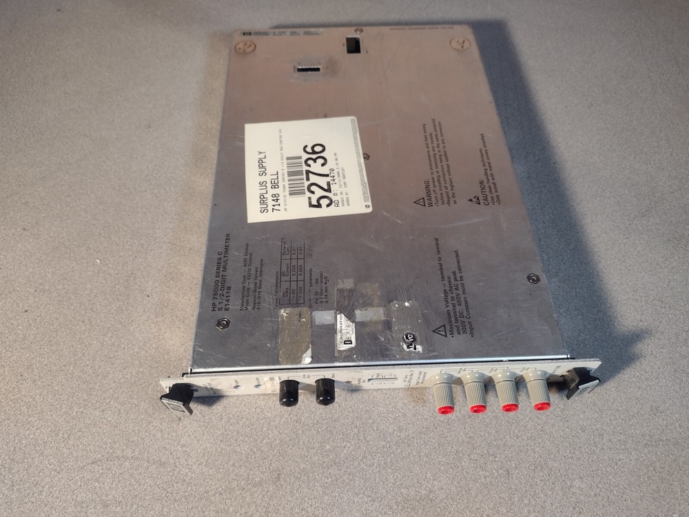 HP E1411B 75000 SERIES 5-1/2-DIGIT MULTIMETER