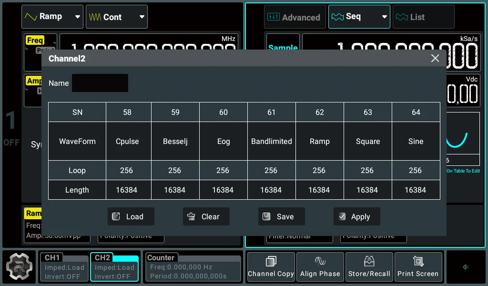 RIGOL Function Arbitrary Waveform Generator 20/50MHZ Sample 625MSa/s Type-C Inte