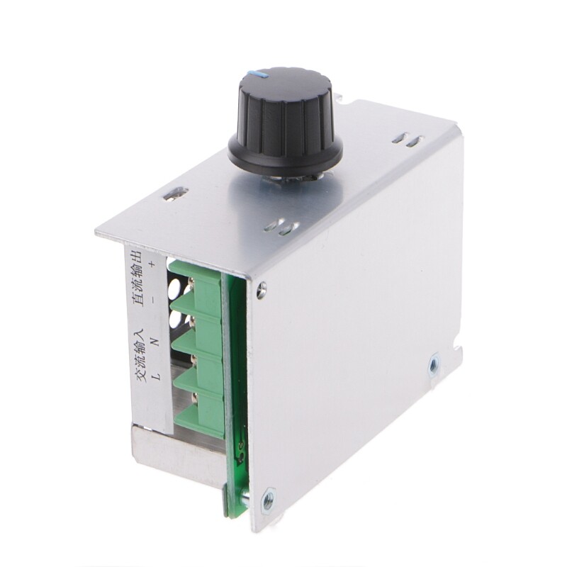 AC-DC 220V SCR Voltage Regulator Brush Motor Speed Controller Max 20A Switch