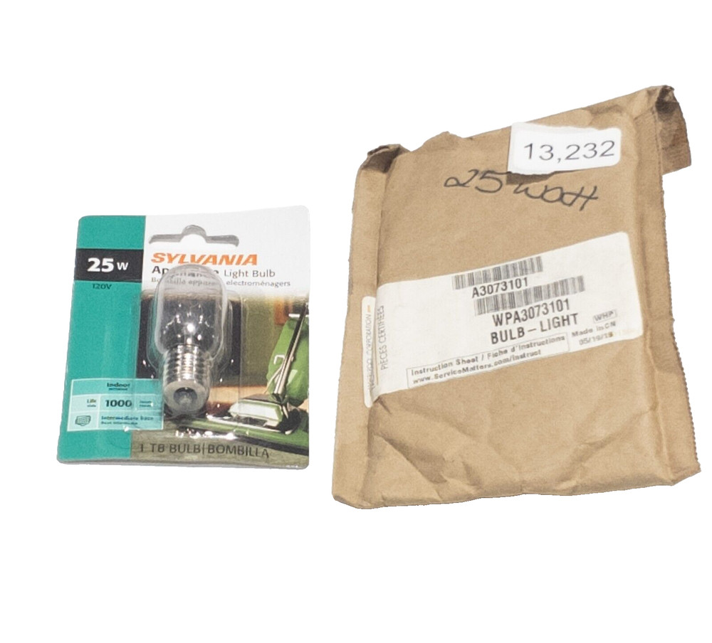 Whirlpool A3073101 Microwave Light Bulb