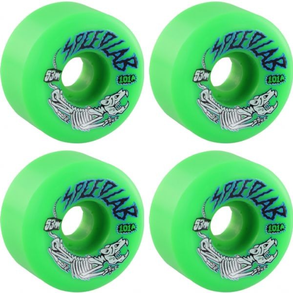 Speedlab Lab Rat Wheels 53mm 101A Green