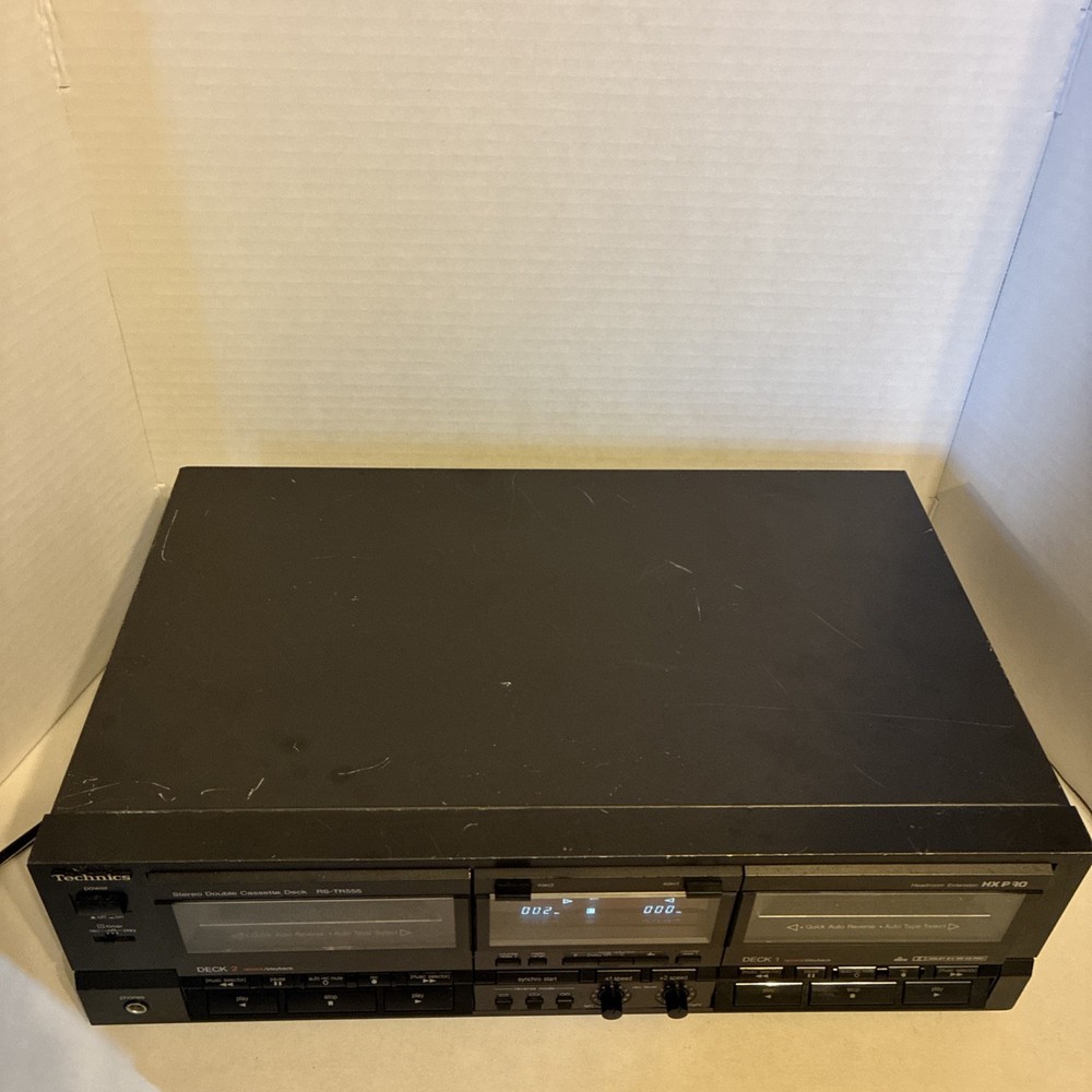 Technics Double Cassette RS-TR555 Partially Tested-Works
