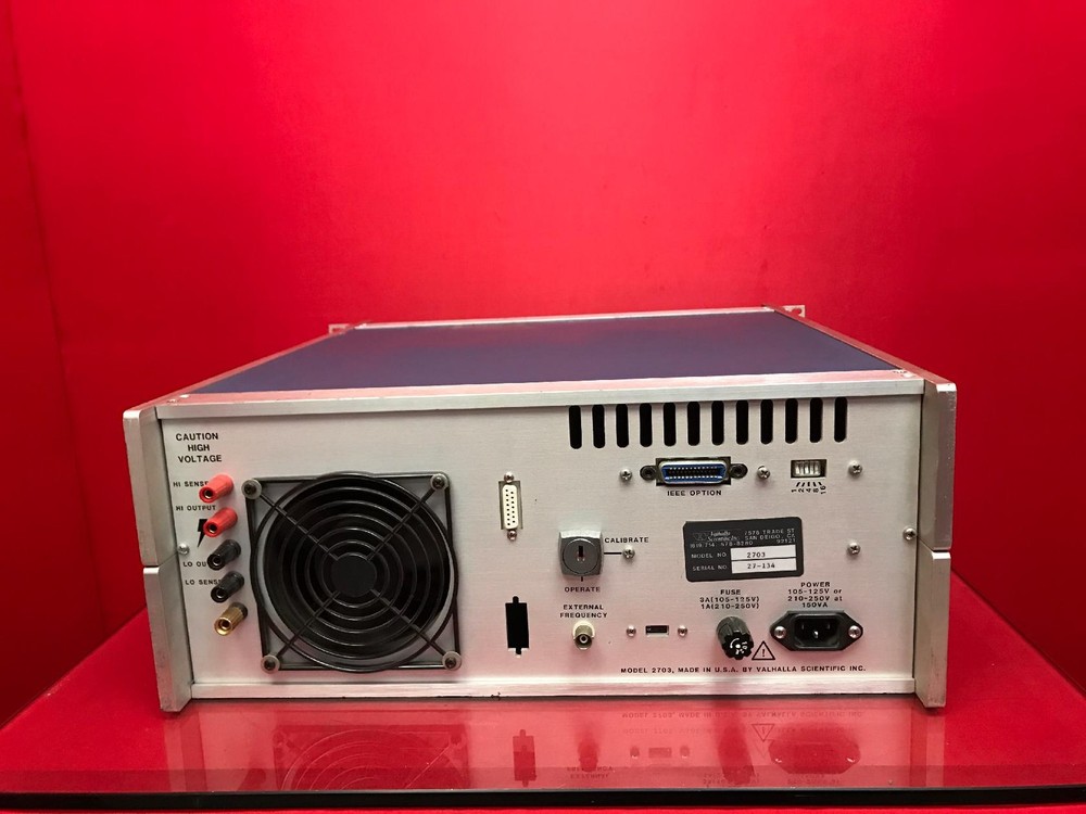 VALHALLA SCIENTIFIC 2703 Programmable AC Voltage Stand S/N 27134