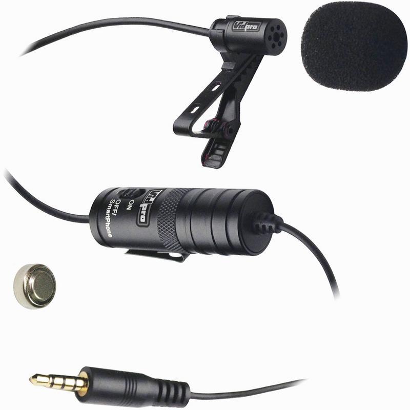 Samsung GALAXY S2 Cell Phone External Microphone Vidpro XML Lavalier Microphone
