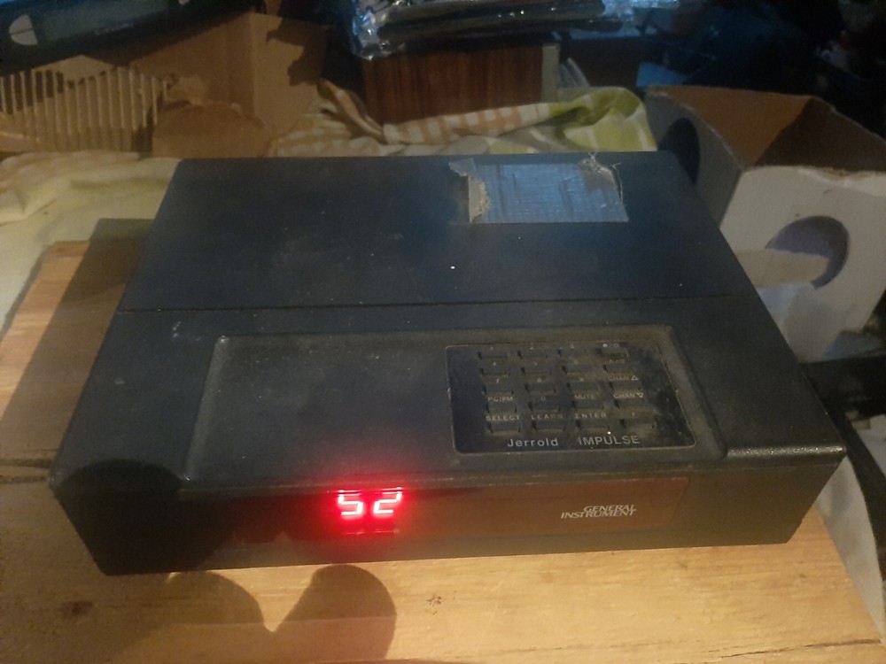 vintage cable tv box