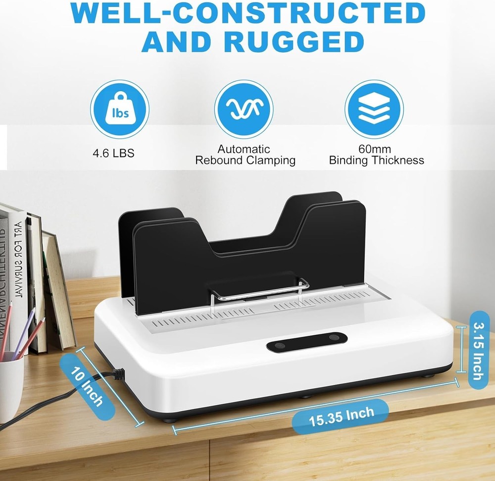 Professional Grade Thermal Binding Machine – Overheating Protection Included