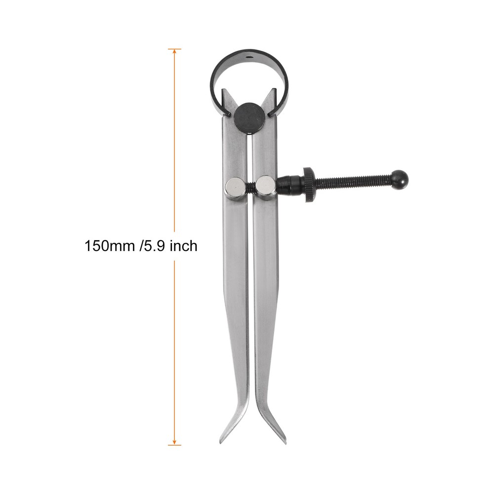 Spring Joint Caliper 5" 125mm Adjustable Spring Inside Caliper with Solid Nut