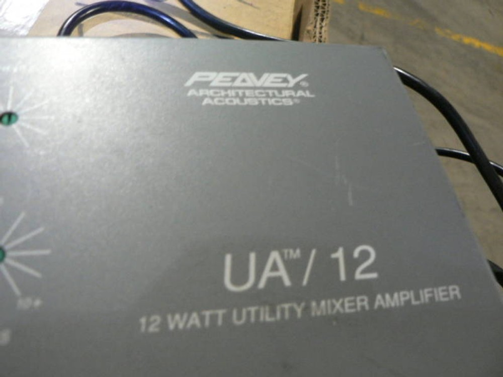 PEAVEY ARCHITECTURAL ACOUSTICS UTILITY MIXER AMPLIFIER