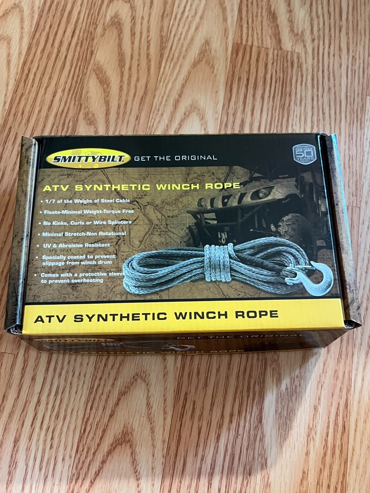Smittybilt ATV Synthetic Winch Rope 40 ft