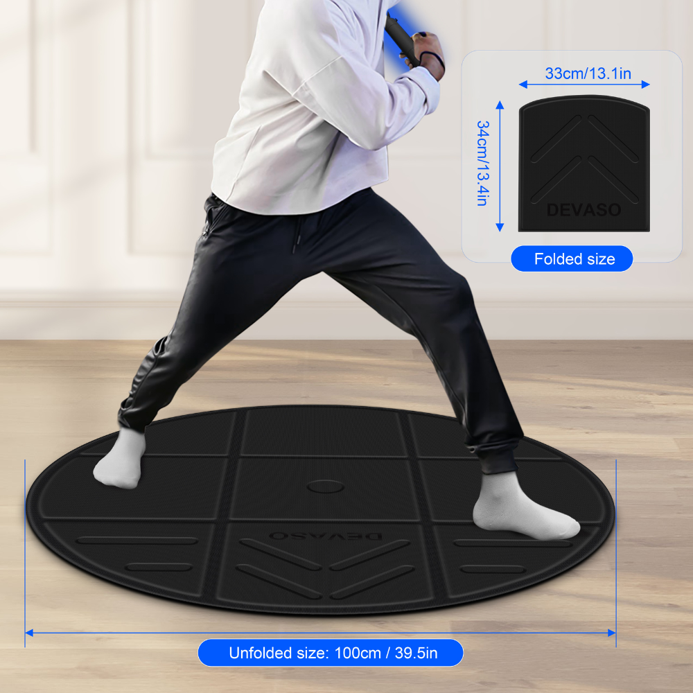 VR Mat- Foldable for Meta Quest 3/3S/2, HTC Vive PSVR2 Vision Pro Valve Index