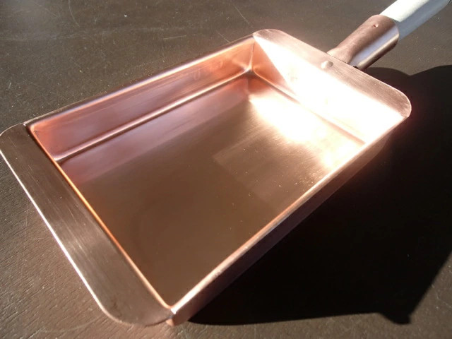 Pure copper rectangular tamagoyaki pan Kansai style inner dimensio From Japan