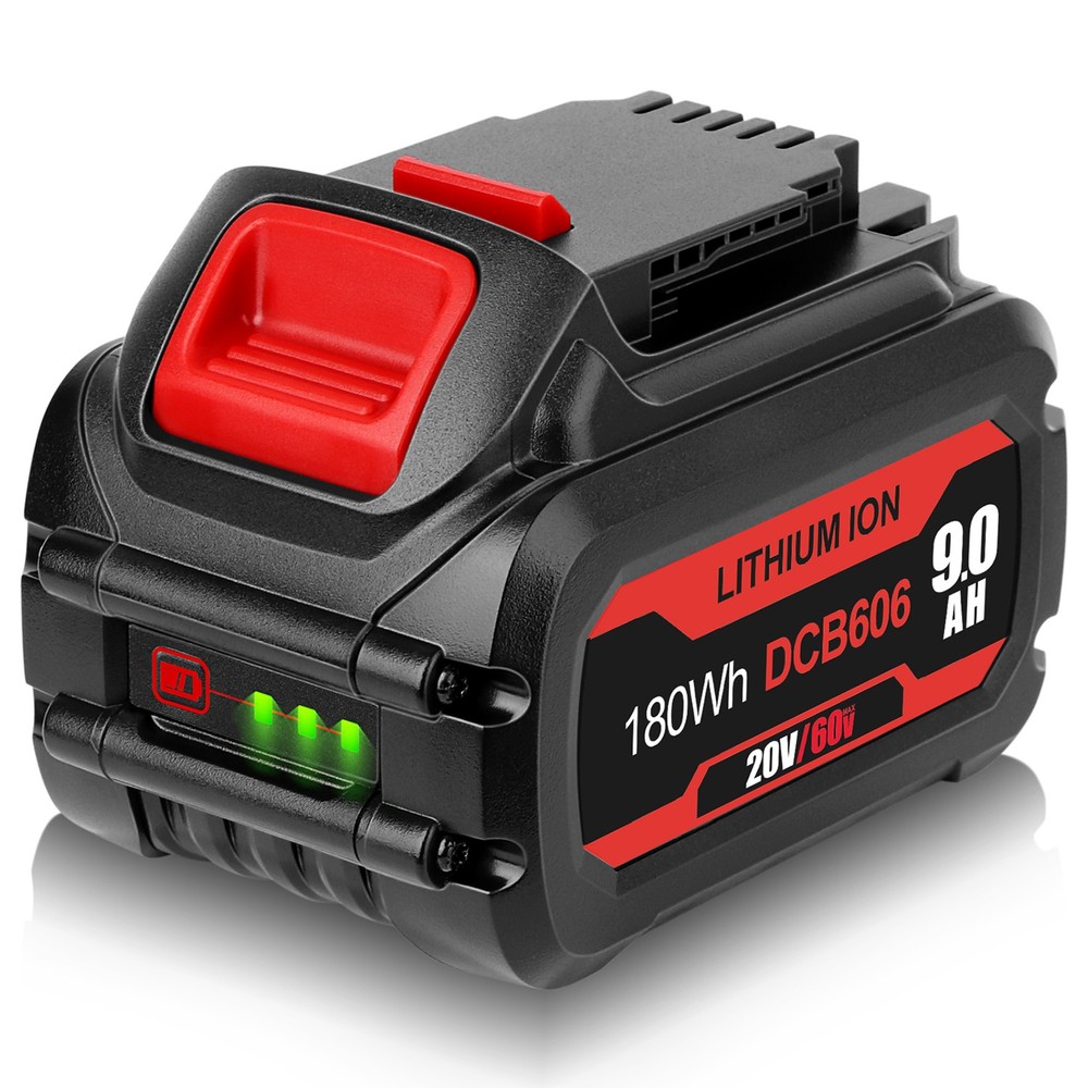 2PACK 9.0Ah For DeWALT DCB609 FLEXVOLT 20V/60V MAX DCB606 Lithium-Ion Battery