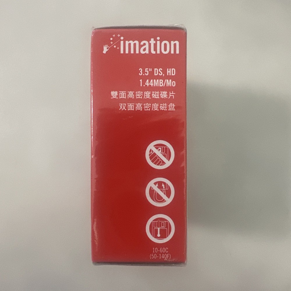 Genuine Imation IBM Formatted 2HD 1.44 Diskettes (10 Pack)