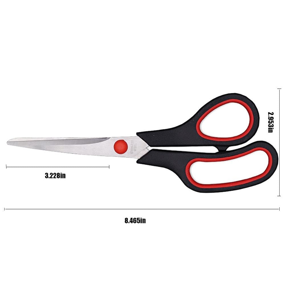 Scissors, Multipurpose office Scissors,8.5 Inch Ultra Sharp Shears, Comfort-...