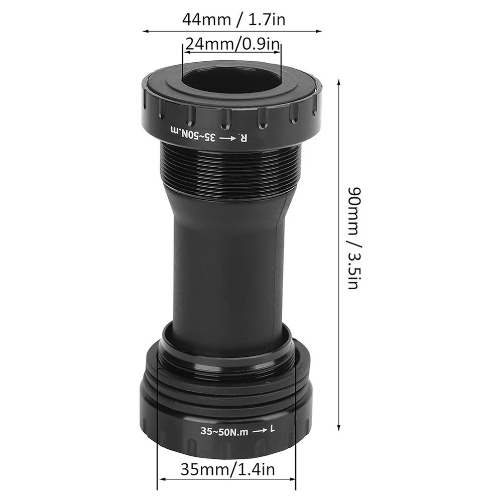 Bicycle Threaded Bottom Bracket BB52 2441 for 68 73mm Frames Lightweight Design
