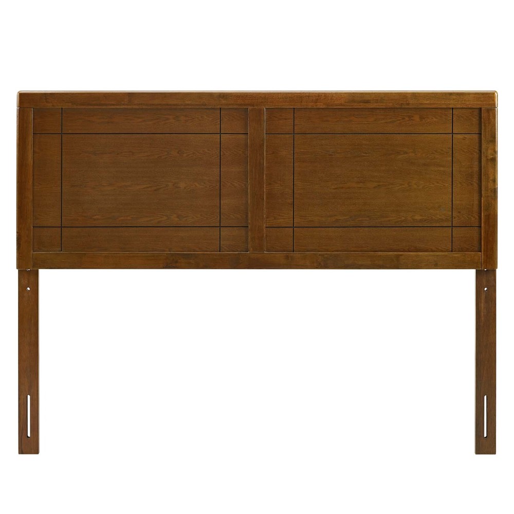 Modway Archie Wood Full Headboard in Walnut