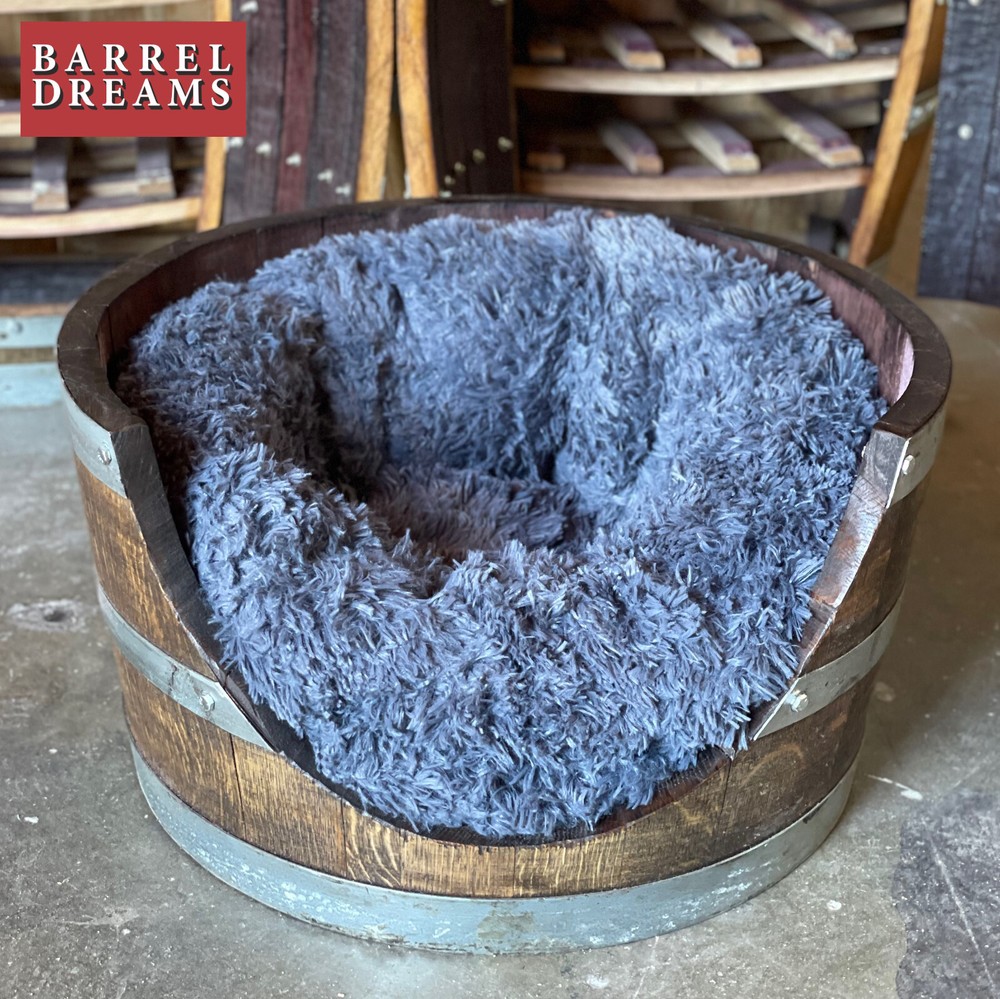 Wine Barrel Dog Bed