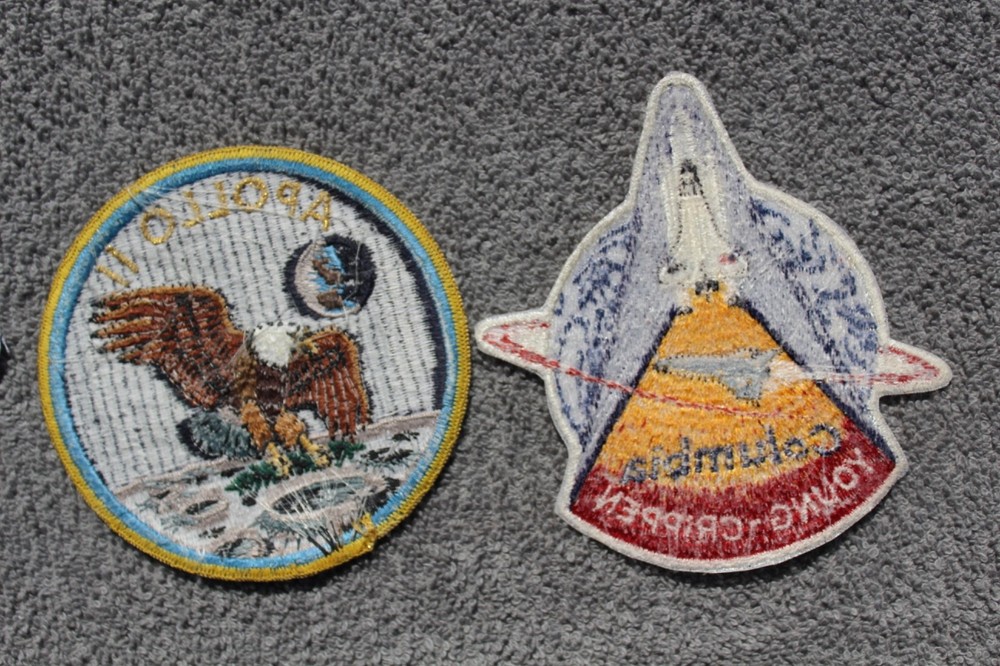 Astronaut Autograph - Space Memorabilia Shuttle - (4) Mission Patches - NICE!