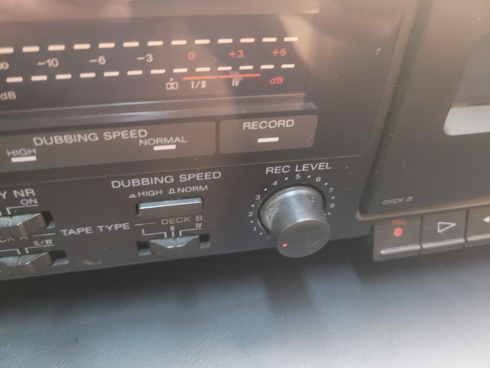 Sony TC-WE305 Stereo Double Cassette Deck Untested