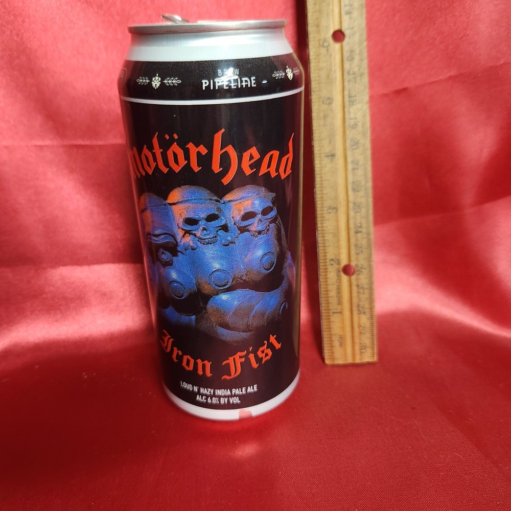 Motorhead Iron Fist - Ale Beer Empty Can