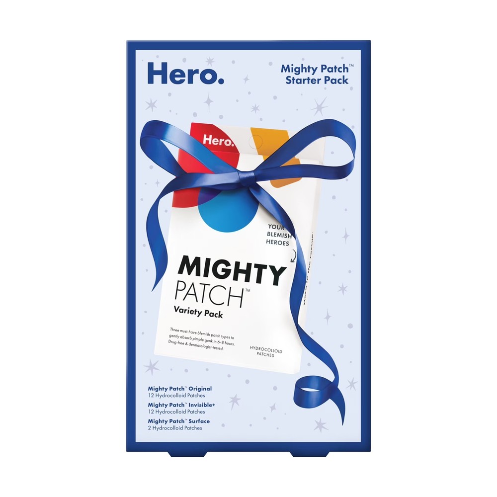 Hero Cosmetics Mighty Patch Starter Pack Hydrocolloid Pimple Patch 26 Ct