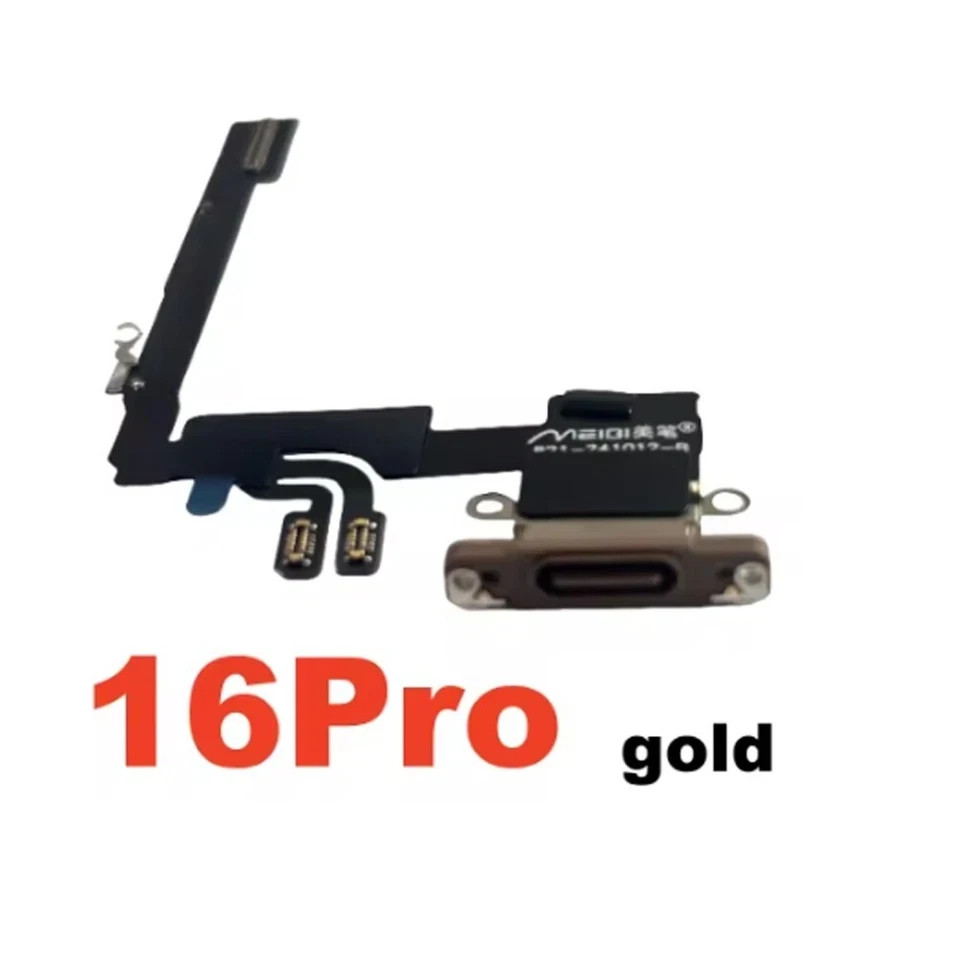 OEM Charging Port Dock Mic Replace Flex For iPhone 16 16 Plus 16 Pro 16 Pro Max