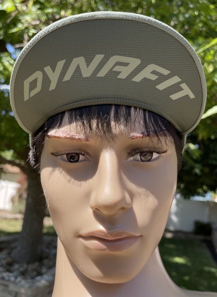 DYNAFIT alpine graphic visor cap logo hat stretch ultralight foldable quick dry