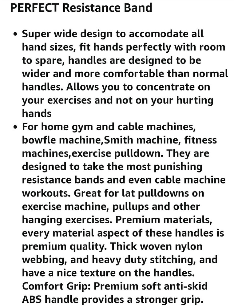 Kylin Sport Resitance Band Handle Grip For Machine Attachment