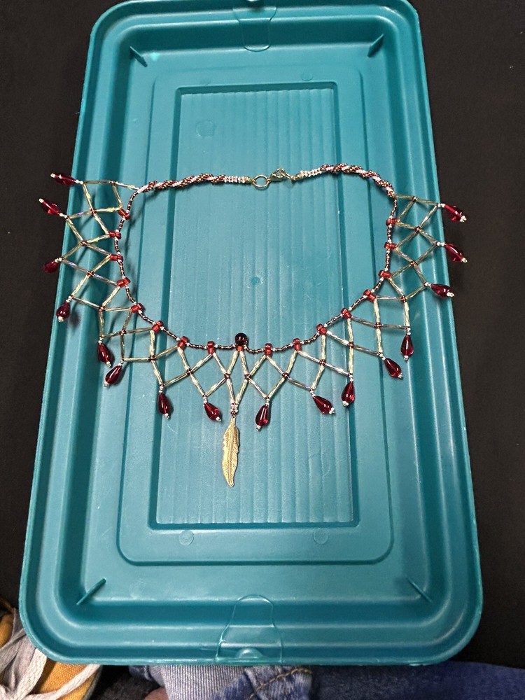 handmade beaded necklace