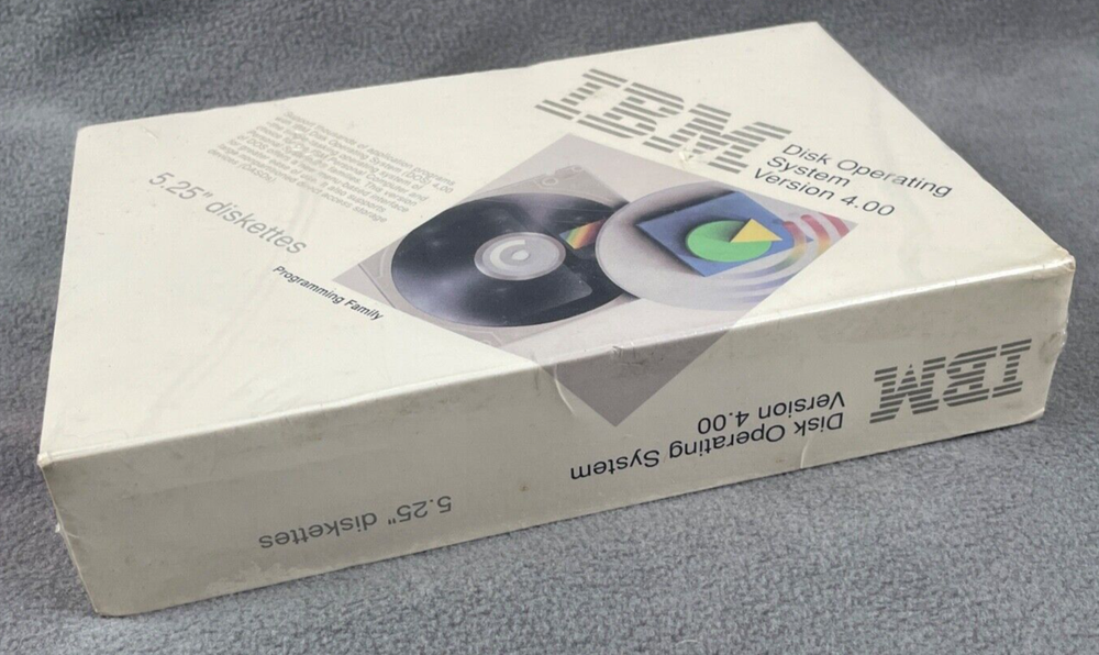 VTG 1988 IBM Disk Operating System Version 4.00 - 3.5" Diskettes - Sealed